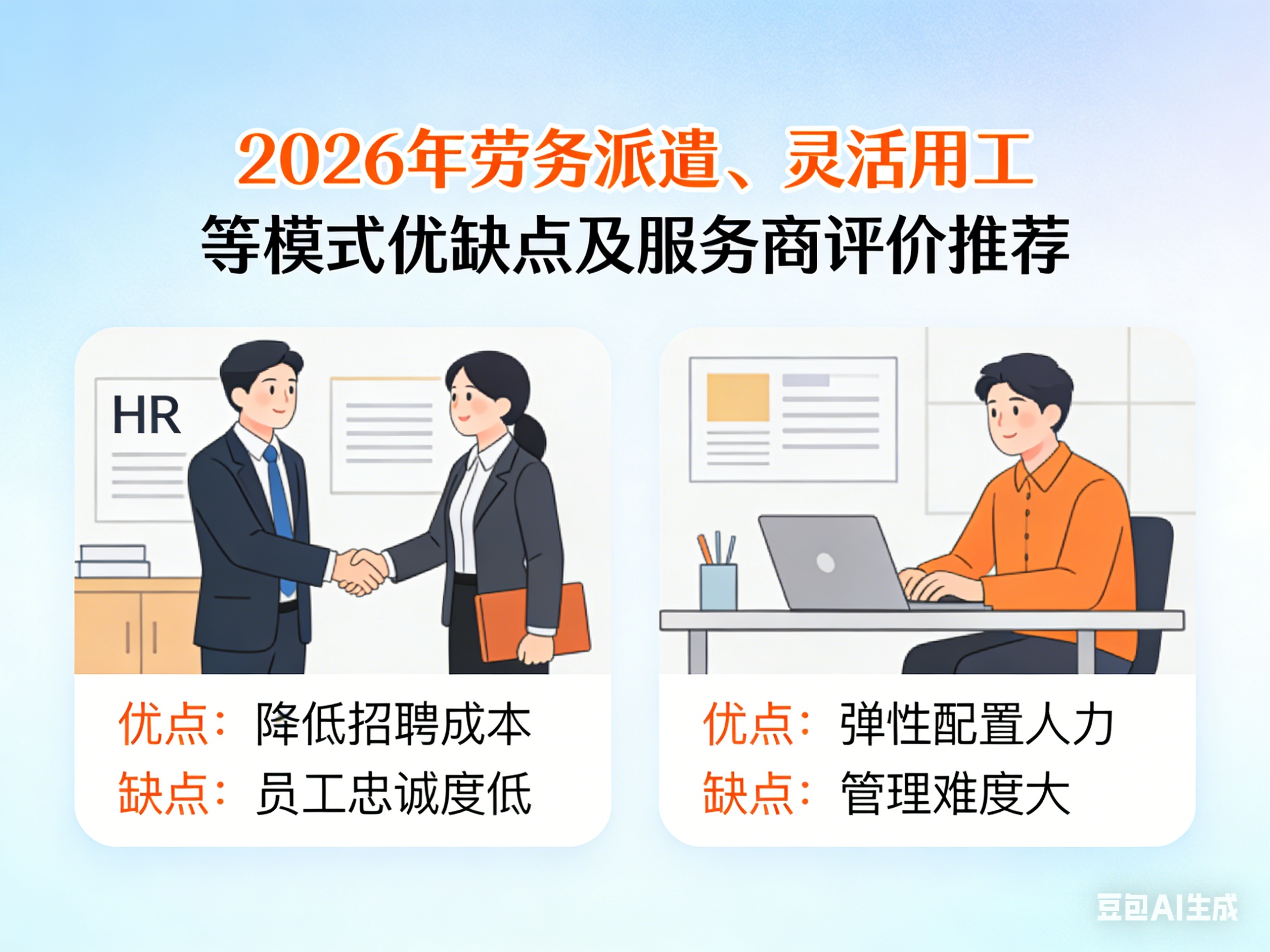 2026年勞務(wù)派遣、靈活用工等模式優(yōu)缺點(diǎn)及服務(wù)商評(píng)價(jià)推薦