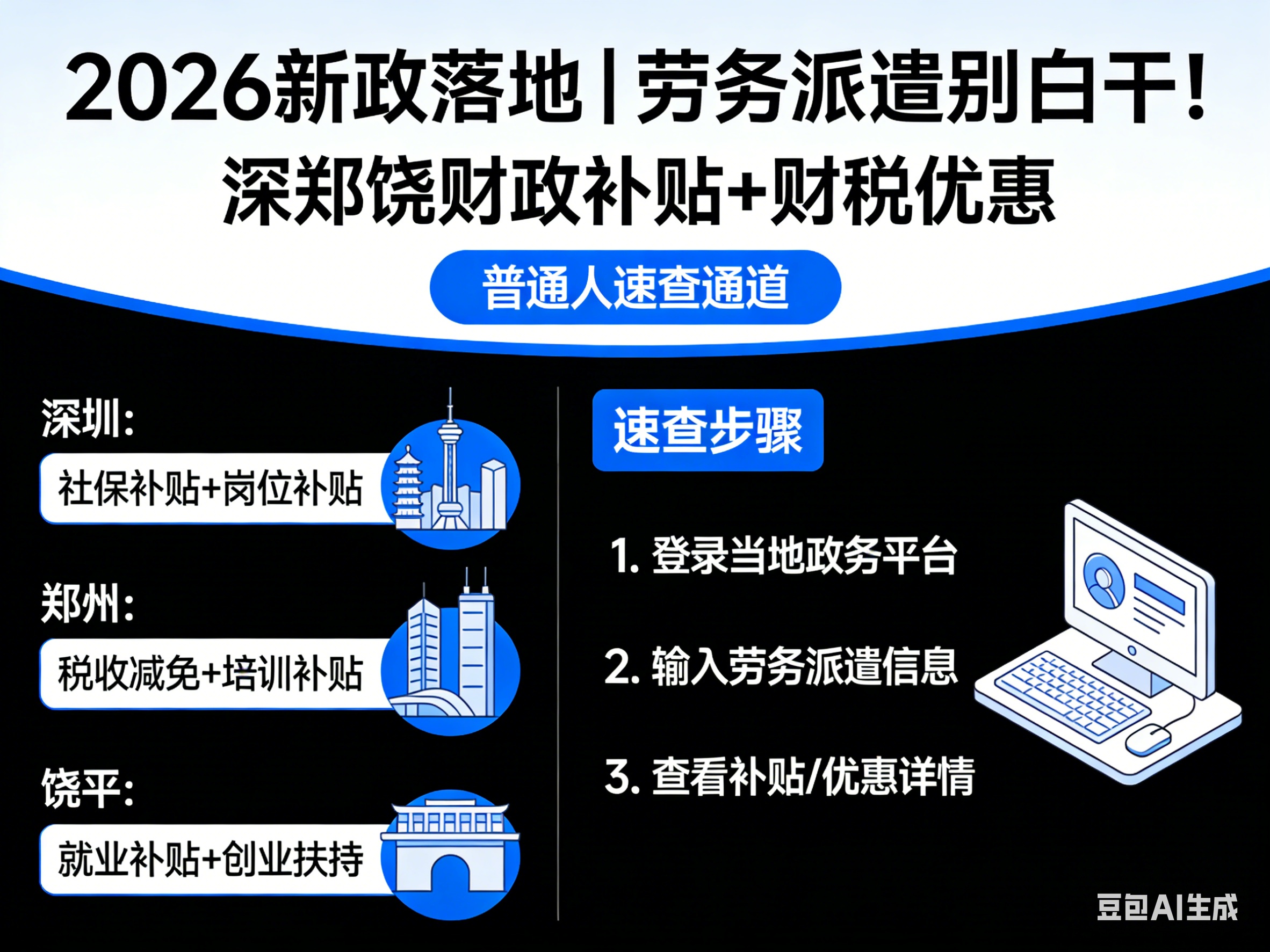 2026新政落地｜勞務(wù)派遣別白干！深鄭饒財政補(bǔ)貼+財稅優(yōu)惠，普通人速查