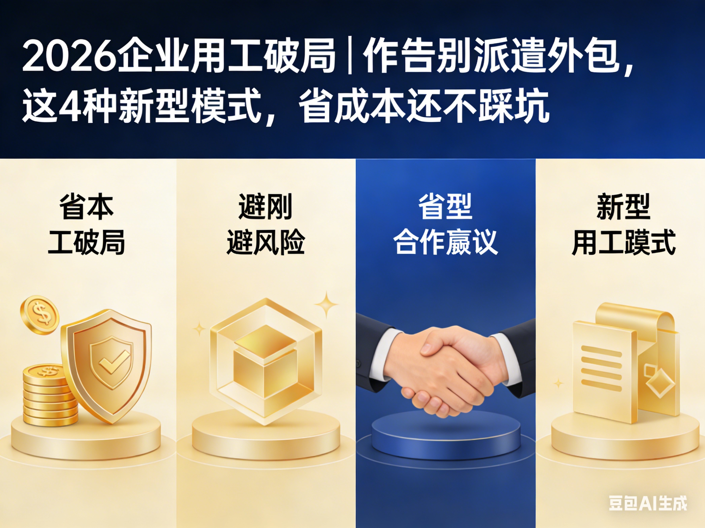 2026企業用工破局｜告別派遣外包，這4種新型模式，省成本還不踩坑