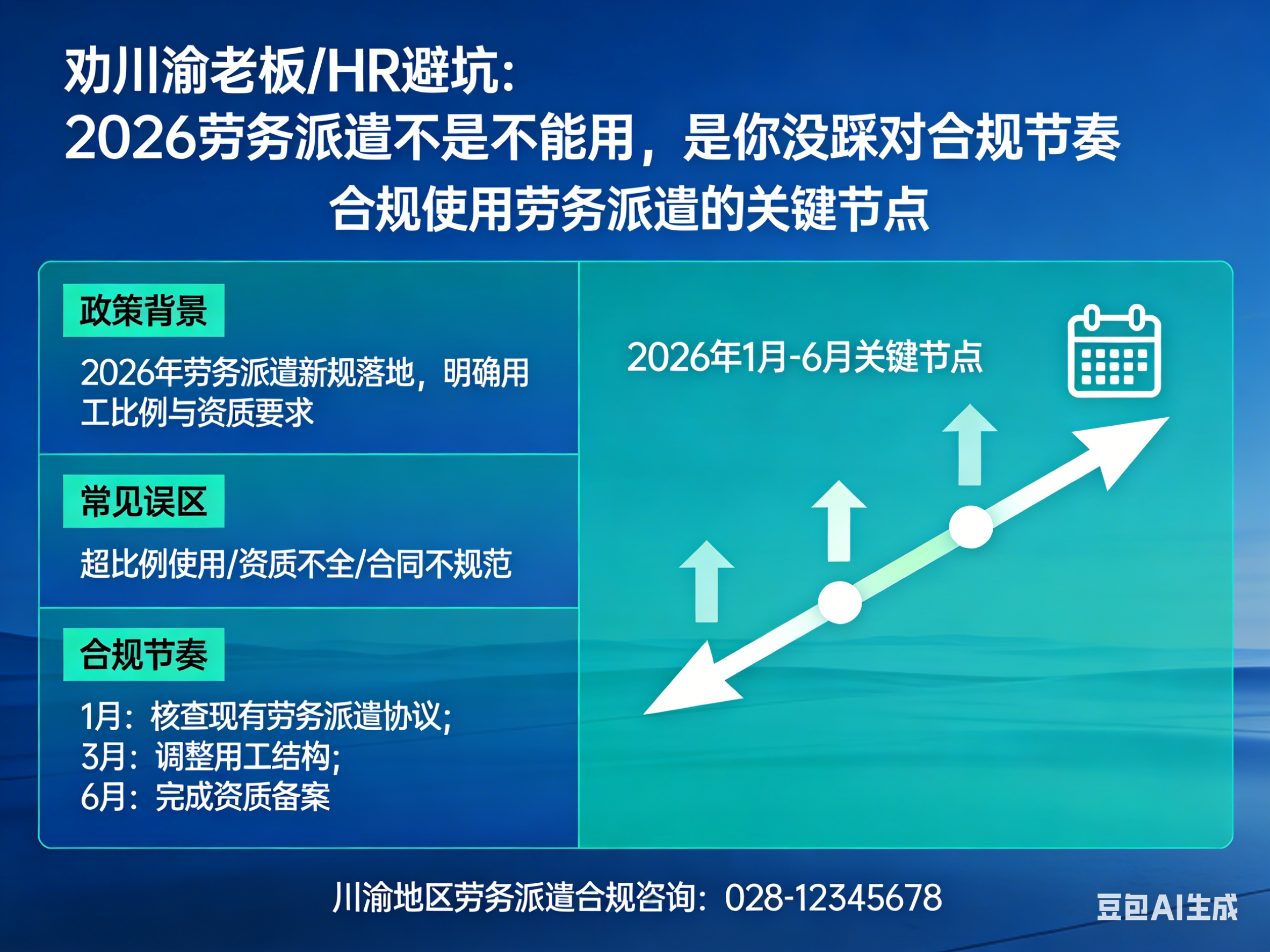 勸川渝老板/HR避坑：2026勞務派遣不是不能用，是你沒踩對合規節奏