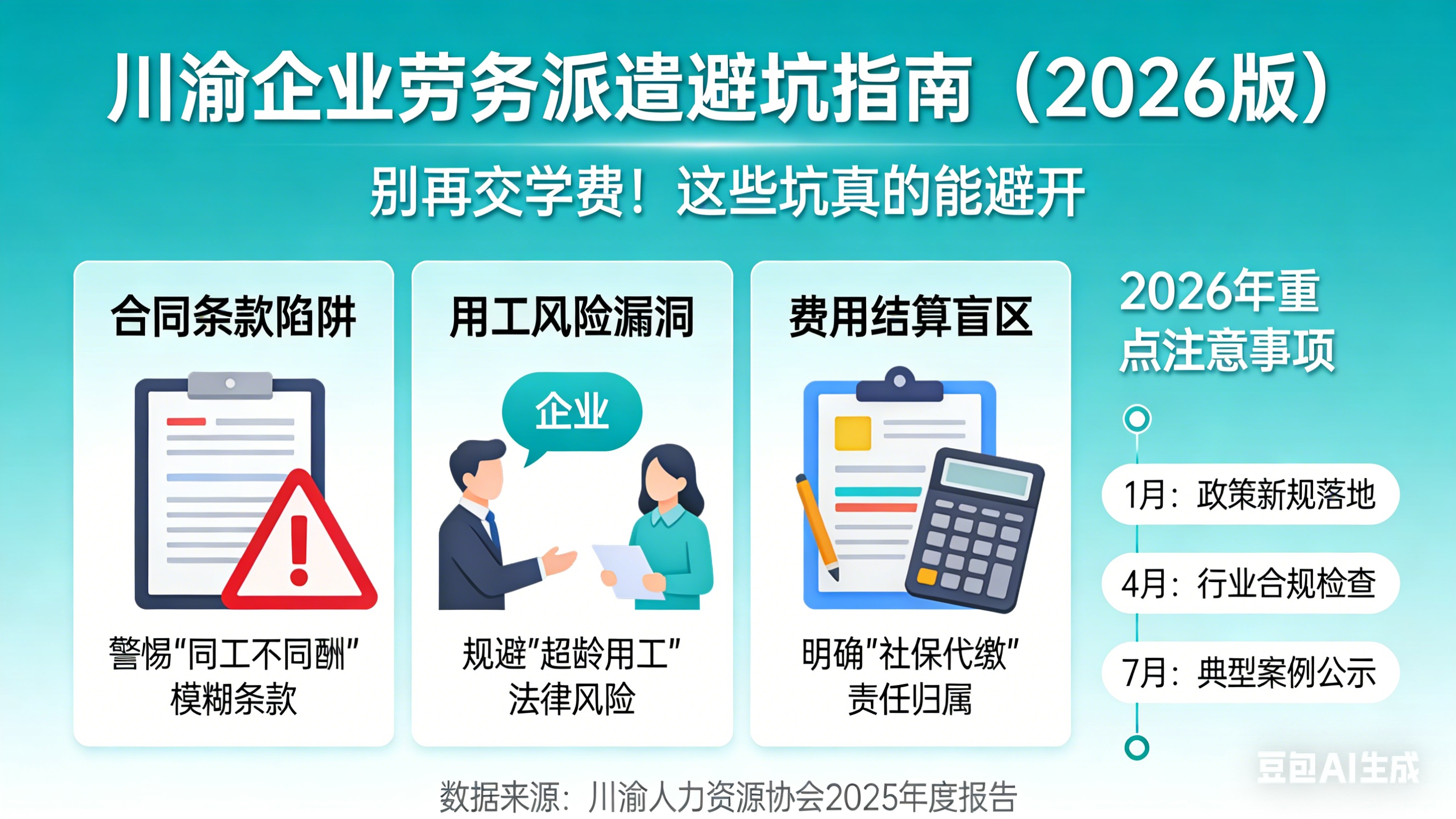 別再交學費了！川渝企業用勞務派遣，2026年這些坑真的能避開